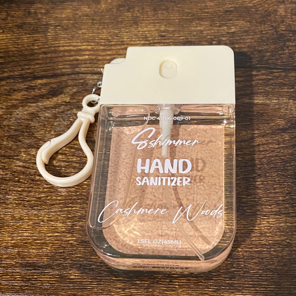 Shimmer Hand Sanitizer with Clip